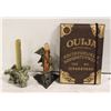Image 1 : ESTATE DRAGON CANDLE HOLDERS & OUIJA JOURNAL