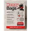 Image 1 : NEW FULL BOX HENRY NVM-1CH HEPA-FLO BAGS MULTI