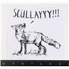 Image 1 : NEW X-FILES THEME DECAL/STICKER A FOX YELLING FOR
