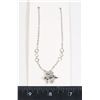 Image 1 : NEW SILVER TONE CLEAR RHINESTONE ORBIT HEART