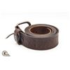 Image 1 : LEATHER HUNTING / OUTDOORS MOTIF MEN'S BELT