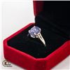 Image 2 : #760-CUSTOM HAND SET 3.70 CT TANZANITE