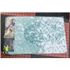 Image 1 : SET OF 2 FROZEN SKY BATH RUGS