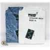 Image 1 : NEW MEN'S SHIRTS 1DENIM 1WHITE SIZE XL