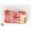 Image 1 : 12 FULL SIZE 41G KIT KAT BARS - 6 WHITE CHOCOLATE,
