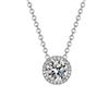 Image 1 : 2 CT GRA CERTIFIED MOISSANITE 925 SILVER NECKLACE