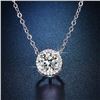 Image 2 : 2 CT GRA CERTIFIED MOISSANITE 925 SILVER NECKLACE