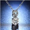 Image 4 : 1 CT GRA CERTIFIED MOISSANITE 925 SILVER NECKLACE