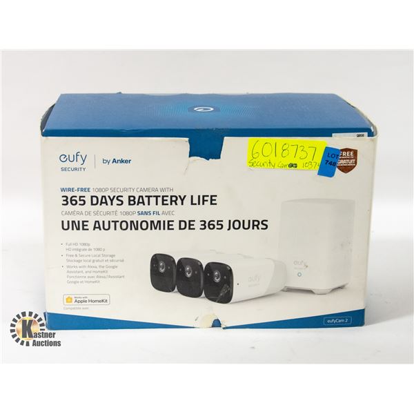 NEW IN BOX EUFY WIRE-FREE 1080P SECURITY CAMERA W/