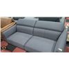 Image 2 : DARK GREY FABRIC SOFA WITH ADJUSTABLE HEADRESTS