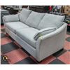 Image 2 : LIGHT GREY FABRIC HIGHBACK SOFA W. 2 SIDE CUSHIONS