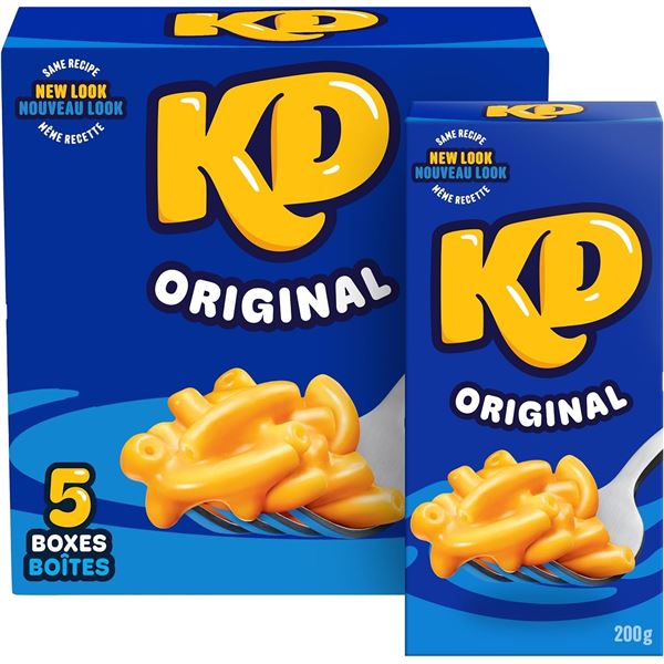 5 BOXES OF KD ORIGINAL - 200G PER BOX