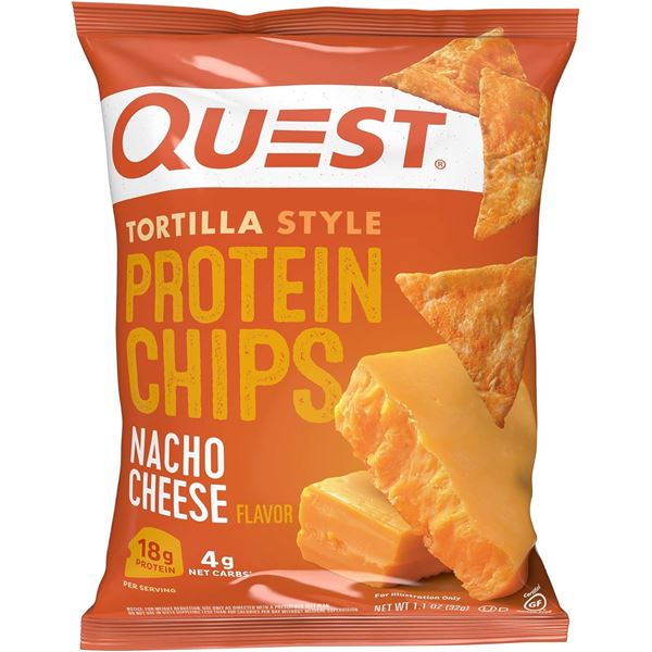 NEW QUEST NUTRITION TORTILLA STYLE PROTEIN CHIPS