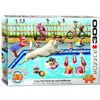 Image 1 : EUROGRAPHICS 300 PUZZLE CRAZY POOL DAY