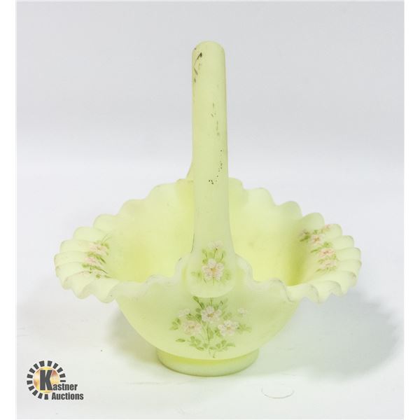 FENTON VASELINE GLASS