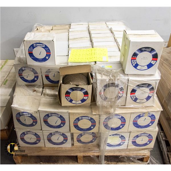 PALLET OF 60 GRIT 7" X 7/8" FLAP DISCS