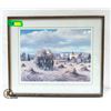 Image 1 : COWBOY & HORSES #540/1500 FRAMED MATTED