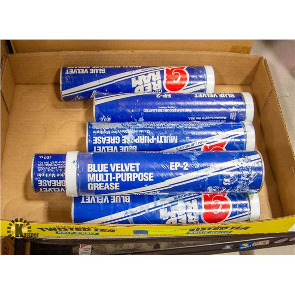 LOT OF UNUSED GREASE TUBES