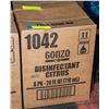 Image 1 : CASE OF GONZO CITRUS DISINFECTANT 6PK X 710ML