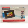 Image 1 : NEW MAGNASONIC 7" LEATHER DIGITAL PHOTO FRAME