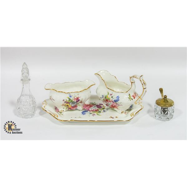 VINTAGE HAMMERSLEY BONE CHINA 3 PC SET