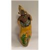 Image 1 : DUTCH WOODEN SHOE WITH ANTIQUE DOLL