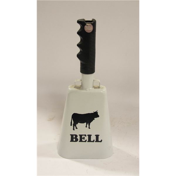 VINTAGE OVERSIZED COW BELL BOTTLE OPENER