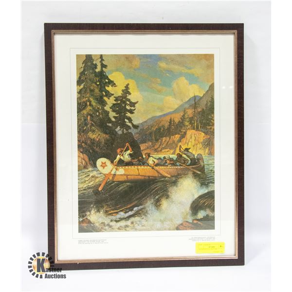 HUDSONS BAY WALL HANGING 17" X 21.25"