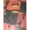Image 1 : LOT OF ESTATE DECOR INCLUDES BUTTERFLY WALL DECOR