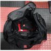Image 1 : BLACK SUFFLE BAG WITH VARIOUS UNUSED BAGS