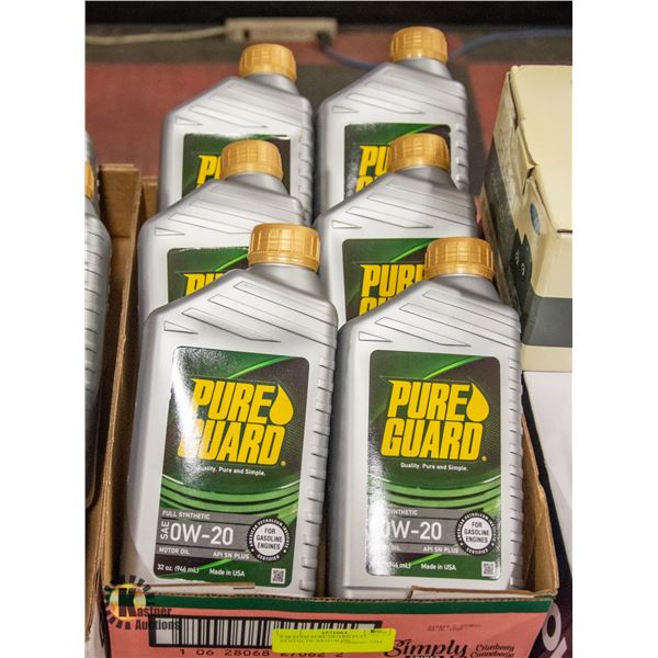 6 SEALED PURE GUARD FULL SYNTHETIC MOTOR OIL