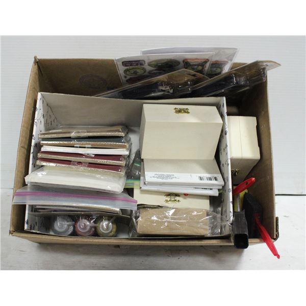 LARGE LOT OF ART SUPPLIES W/NEW TOOLS