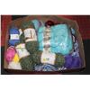Image 1 : LARGE BOX OF KNITTING WOOL