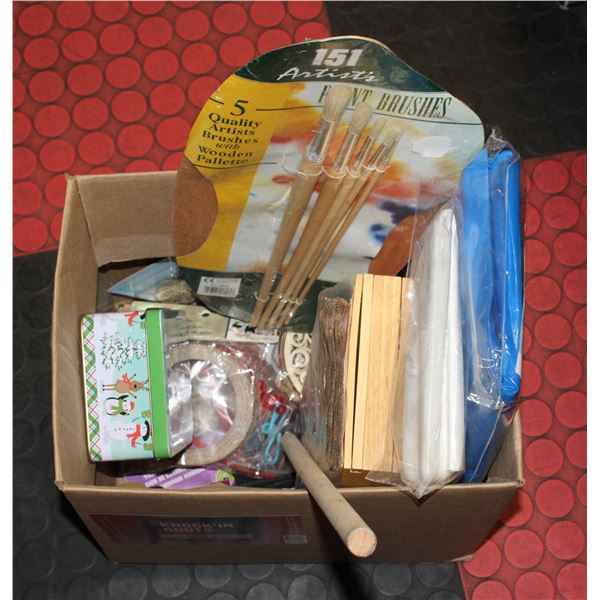 LOT OF ART SUPPLIES