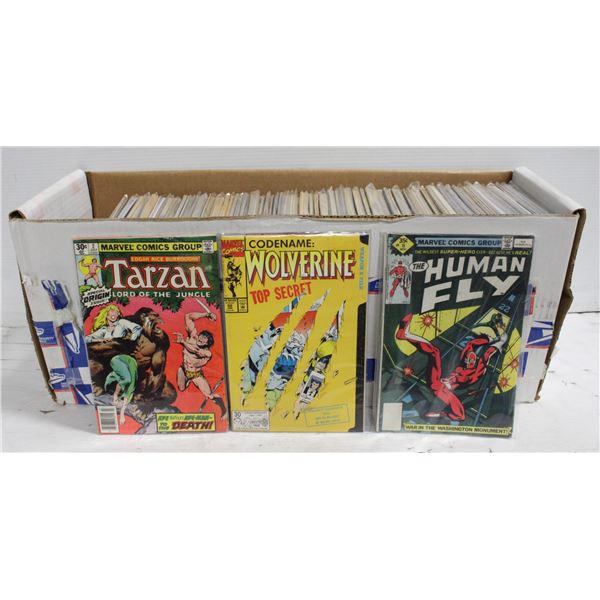 LONG BOX OF COMICS