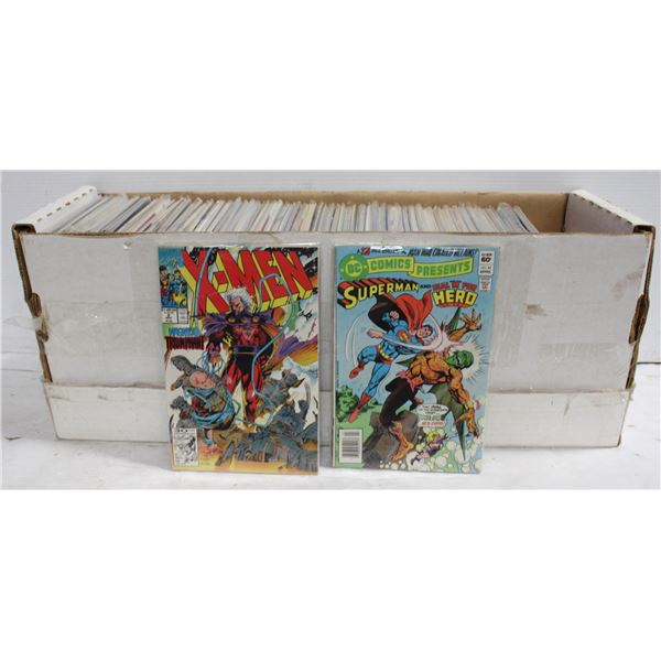 LONG BOX OF COMICS