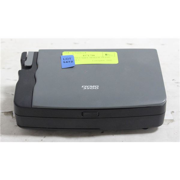 DYMO3500 LABEL MAKER NEEDS BATTERIES