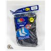 Image 1 : BLACK CREW SOCKS 12-16 SIZE 6-PACK FRUIT OF