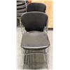 Image 1 : LOT OF 10 PLASTIC & METAL CHAIRS