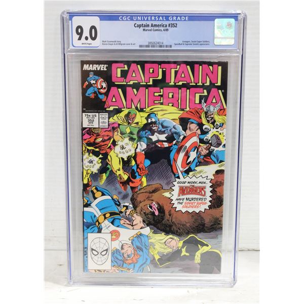 MARVEL CAPTAIN AMERICA #352 CGC COMIC