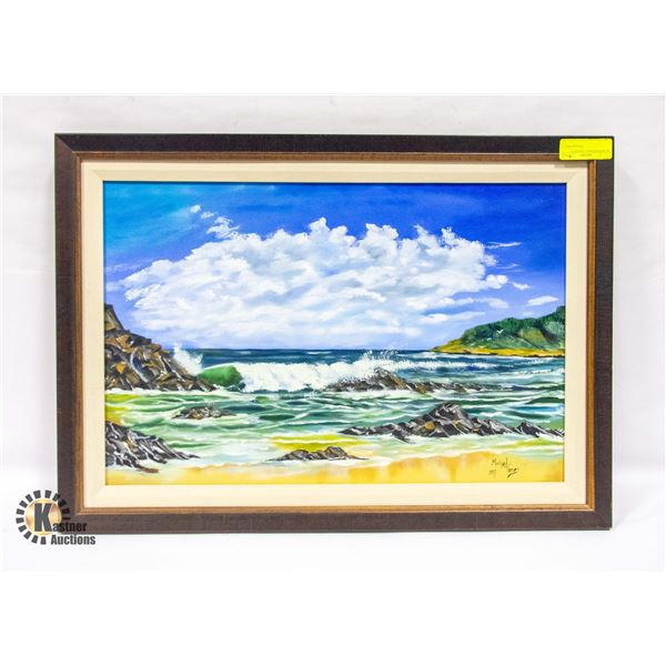 SIGNED PAINTING 20X28 INCH