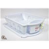 Image 1 : NEW STERILITE 2PC DELUXE DISH DRYER/SINK SET WHITE