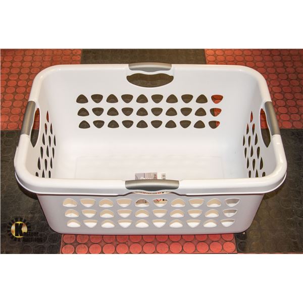 NEW STERILITE 71 LITRE ULTRA LAUNDRY BASKET WHITE