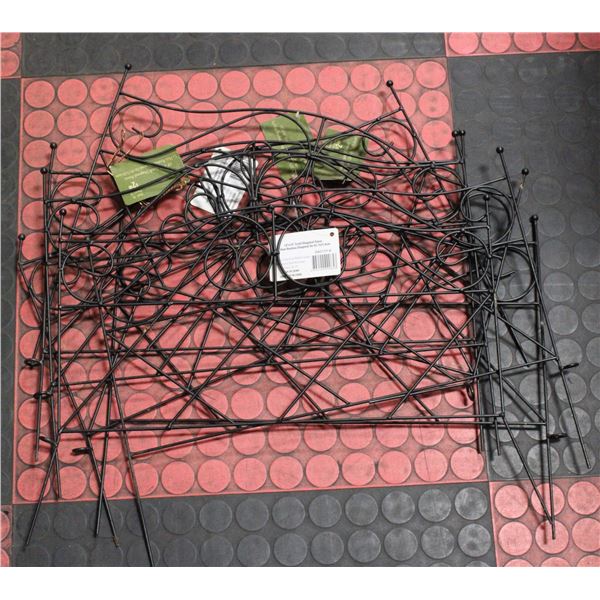 LOT OF SEVEN 18" FENCE PANELS