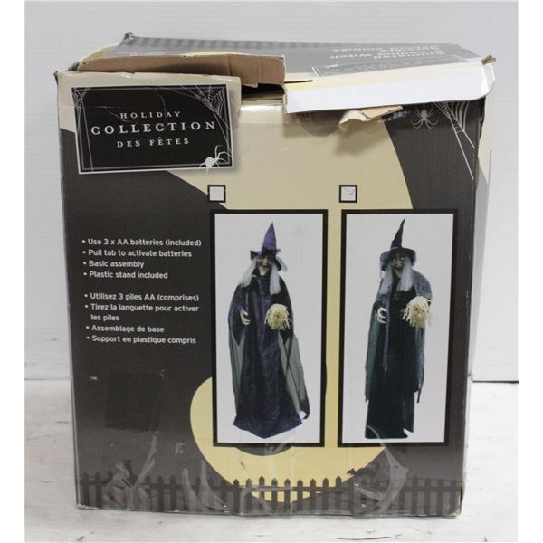 HOLIDAY COLLECTION ANIMATED STANDING WITCH