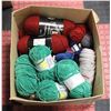 Image 1 : LARGE BOX OF KNITTING WOOL