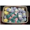 Image 1 : LARGE TOTE OF KNITTING WOOL