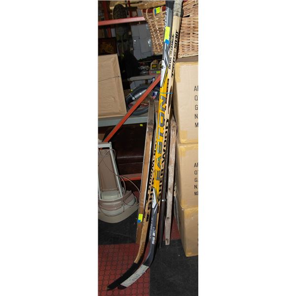 ESTATE COFFEY, RYAN & ZETTERBERG HOCKEY STICKS