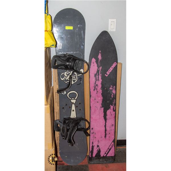 LOT OF 2 SNOWBOARDS