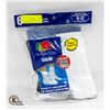 Image 1 : WHITE CREW SOCKS 6-12 SIZE 6-PACK FRUIT OF